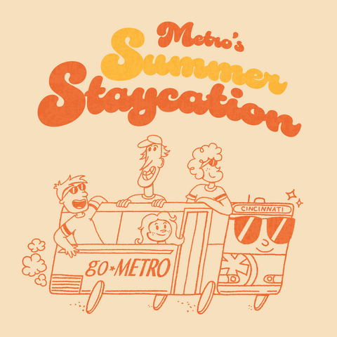 Cincinnati Metro Summer Staycation Logo